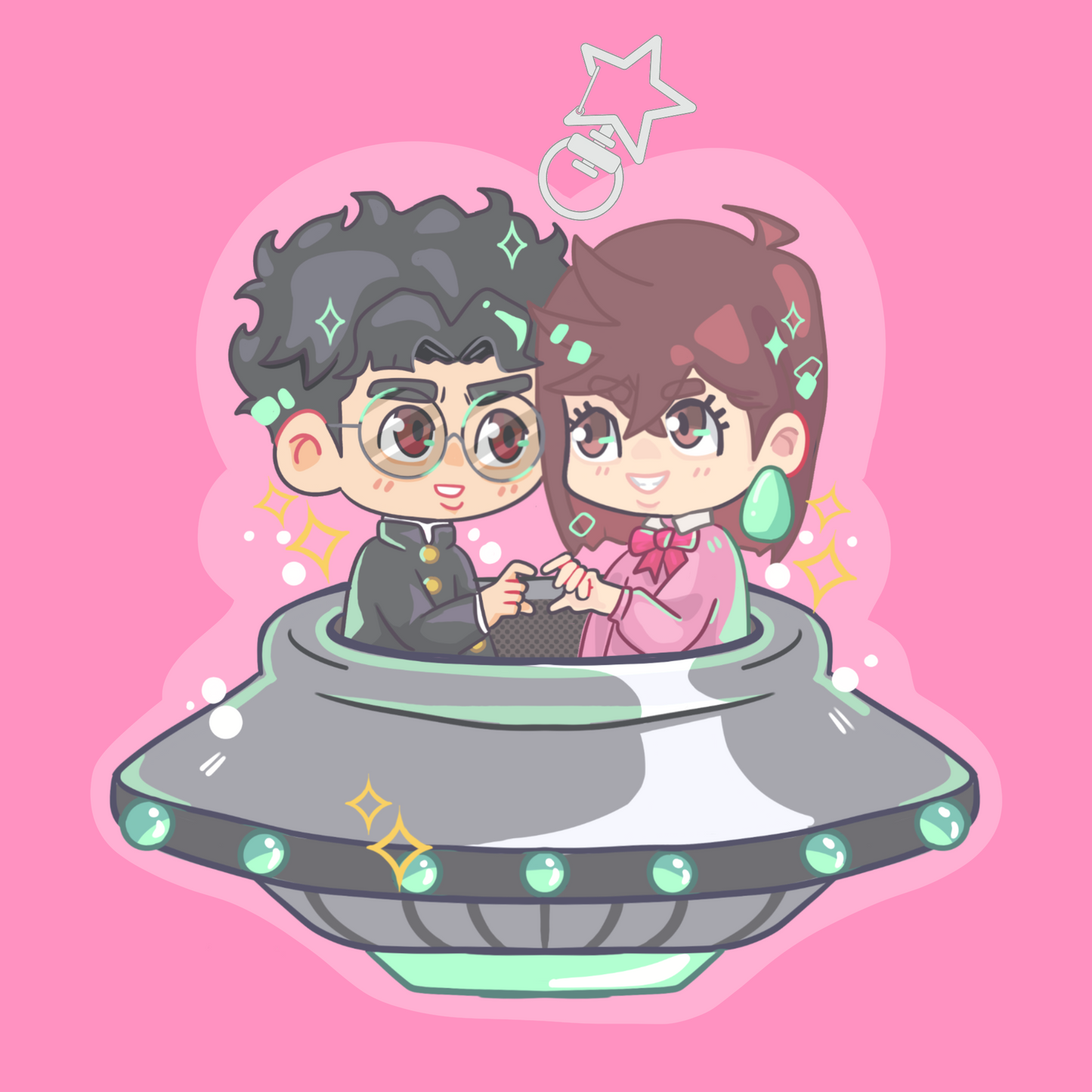 Dandadan UFO Keychain