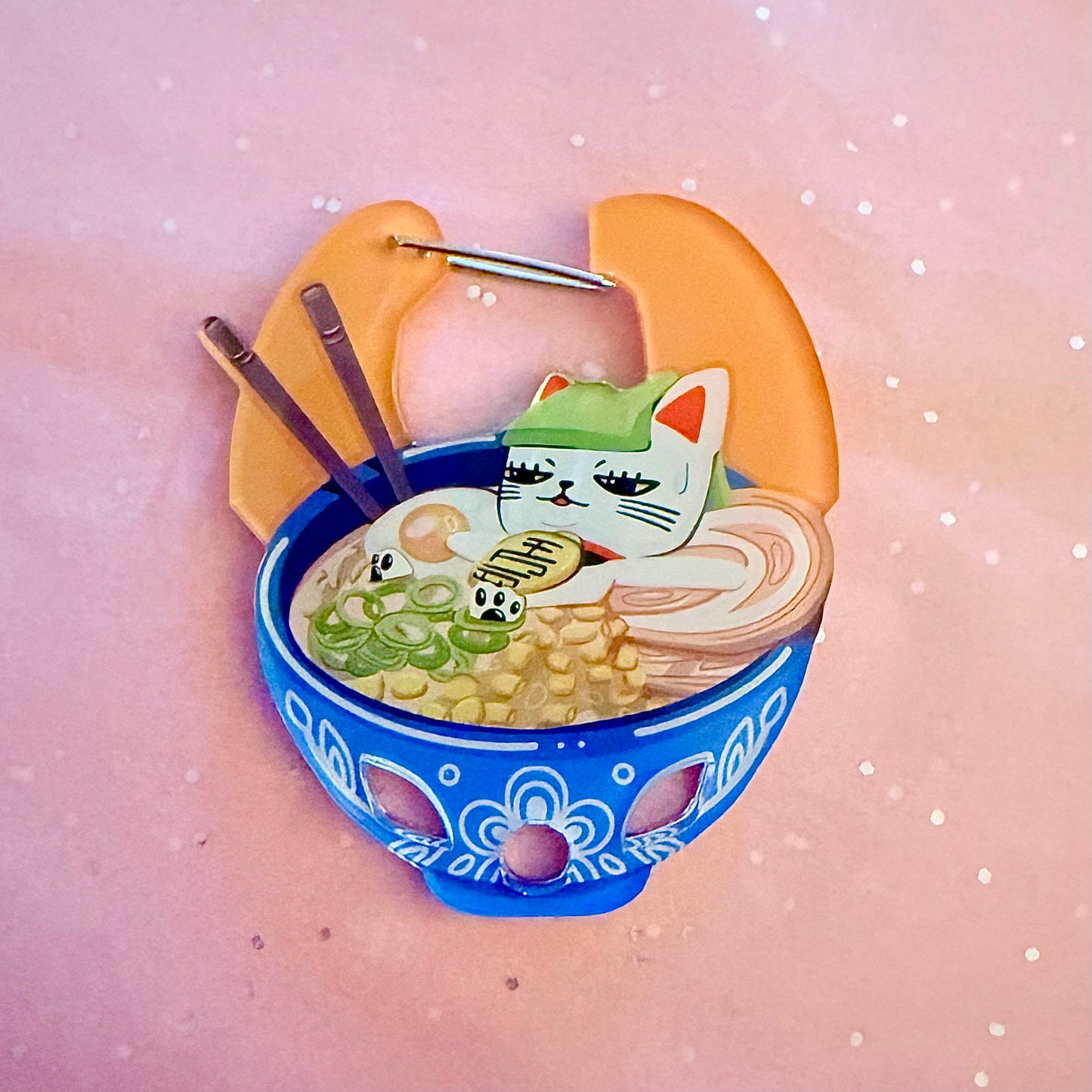 "Turbo Granny Soup" Acrylic Carabiner