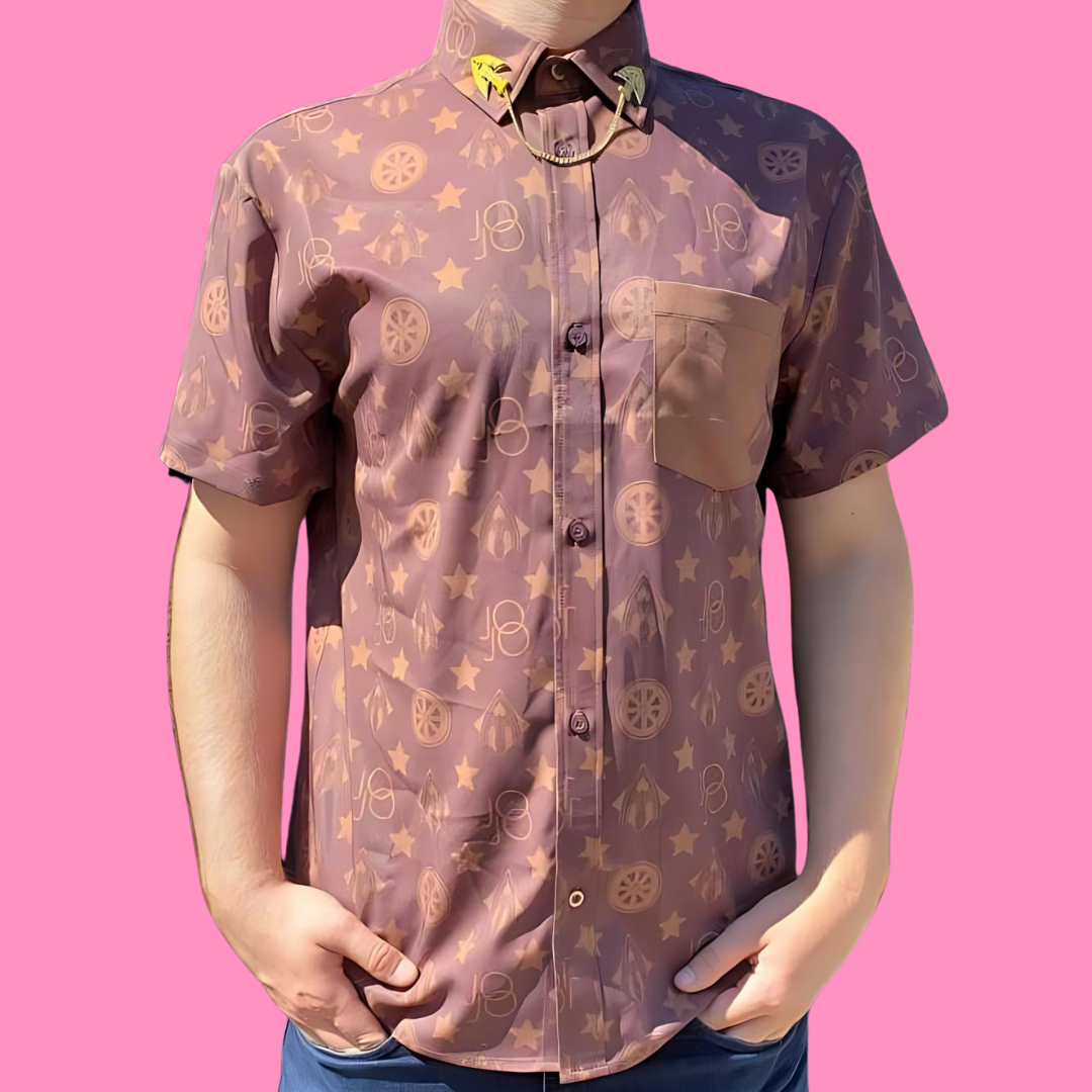 "Bizarre Fashion" Button-Up Shirt