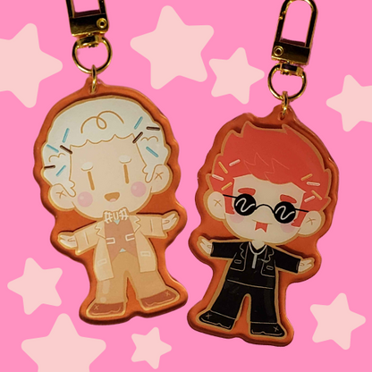 Good Omens Acrylic "Cookie" Charms