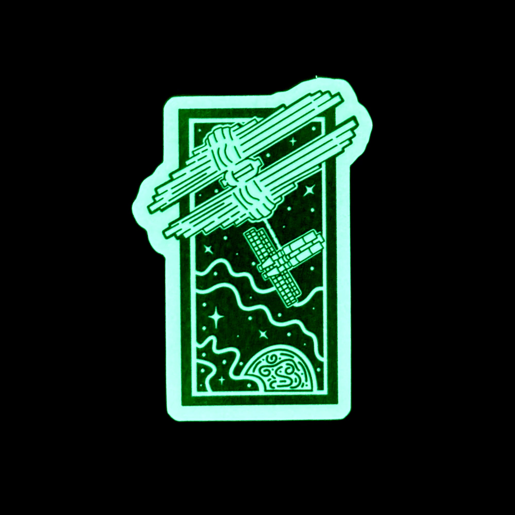 Glow-In-The-Dark PHM Ships Sticker