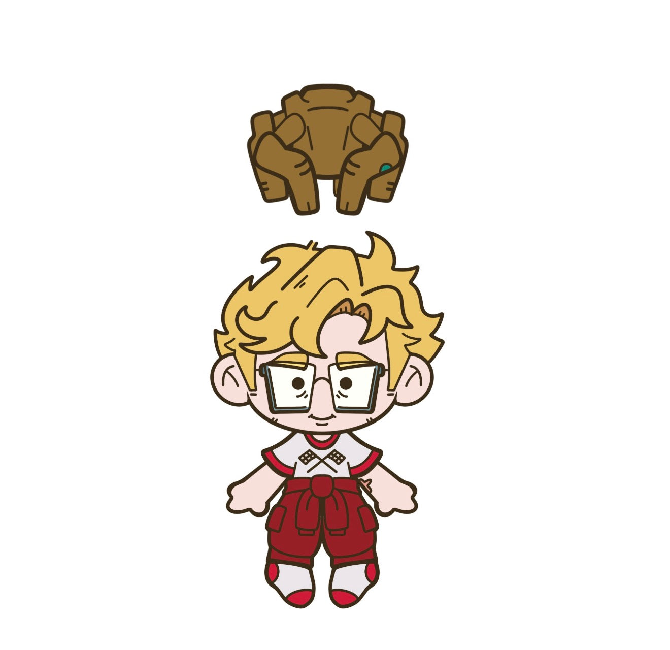 (PREORDER) Grace and Rocky chained charm