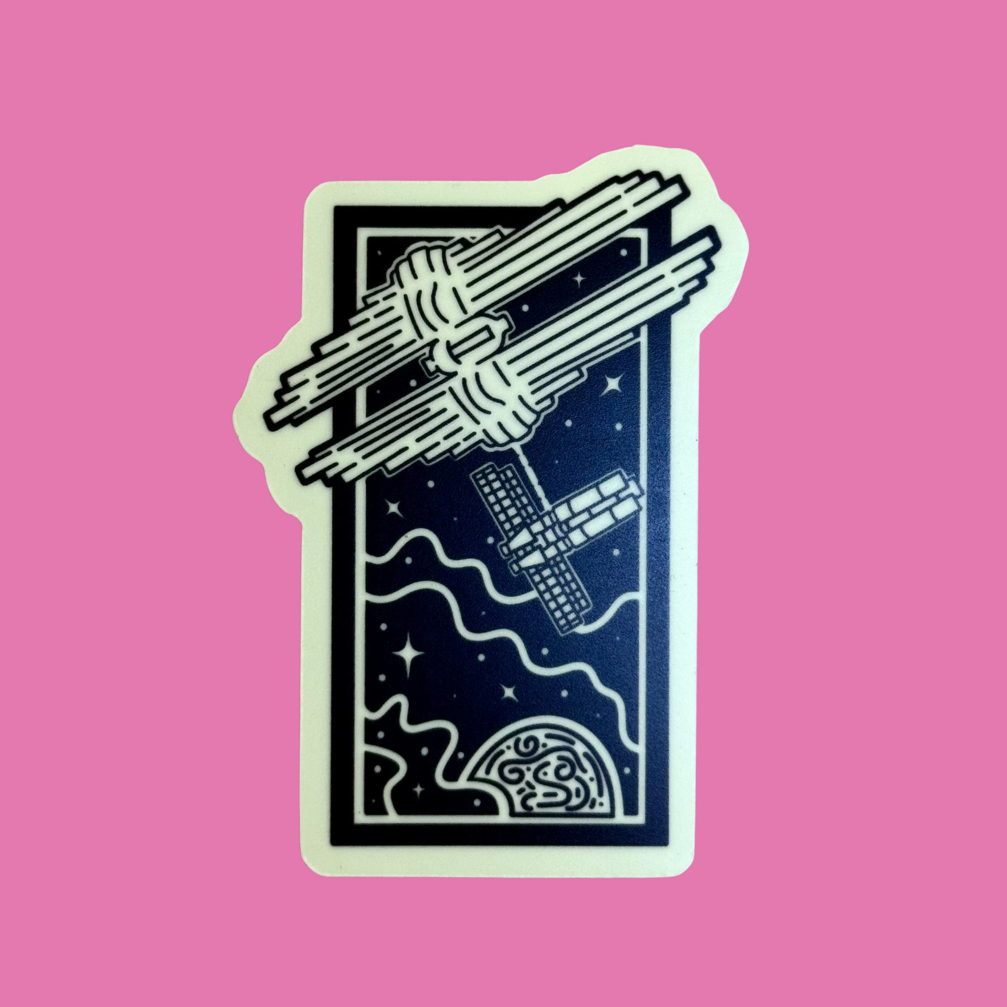 Glow-In-The-Dark PHM Ships Sticker
