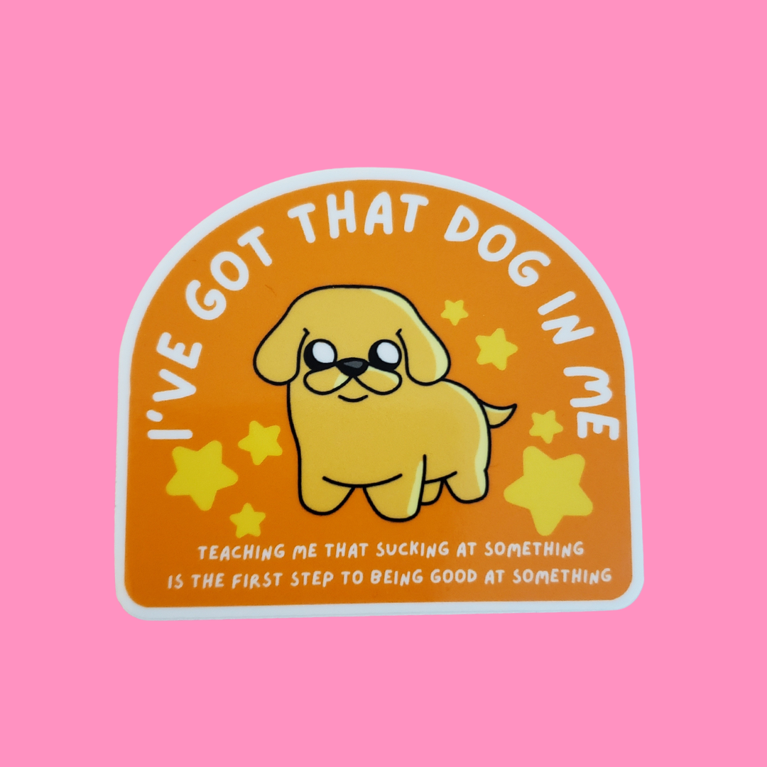 "Emotional Support Dog" Stickers