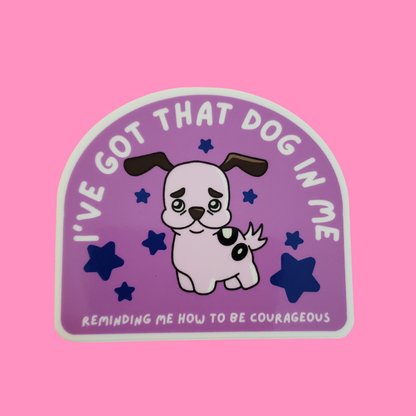 "Emotional Support Dog" Stickers