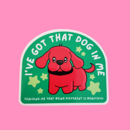 "Emotional Support Dog" Stickers