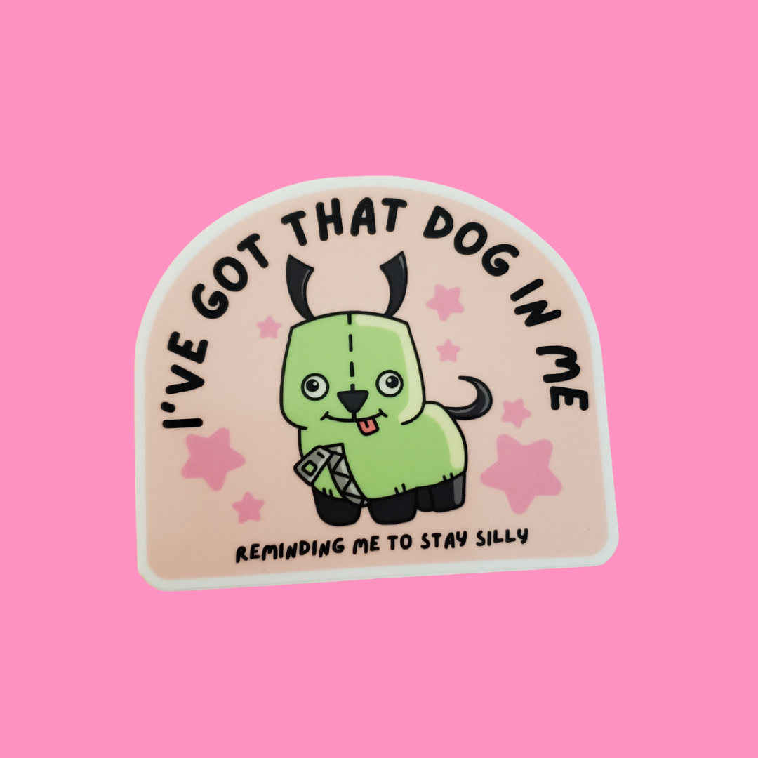 "Emotional Support Dog" Stickers