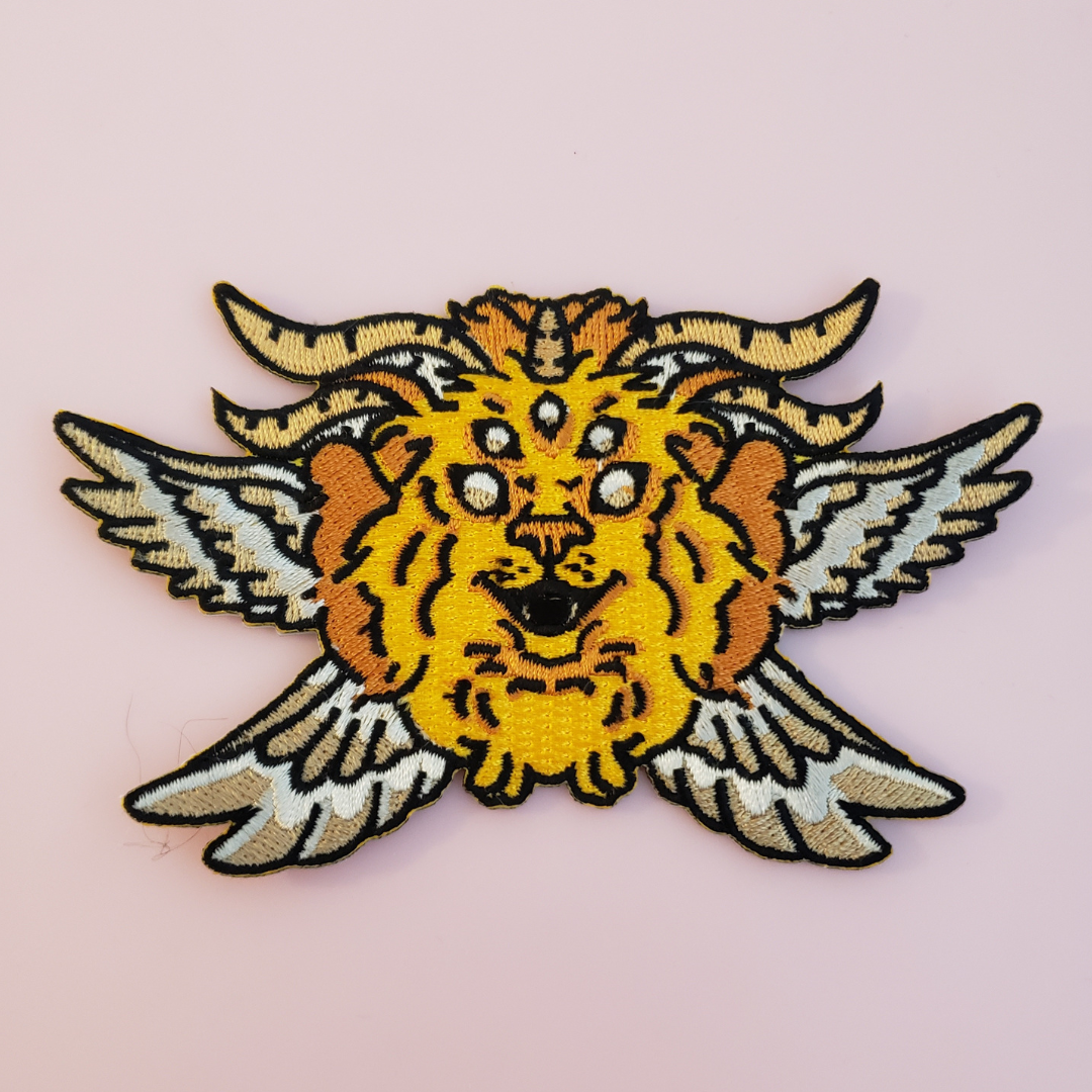 "Winged Lion" Iron-On Patch