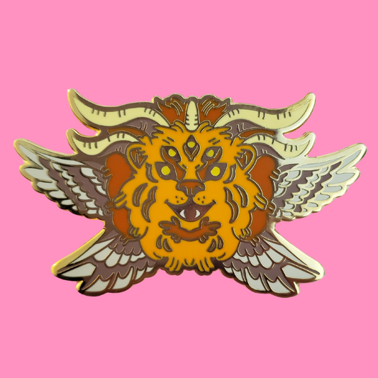 "Winged Lion" Enamel Pin