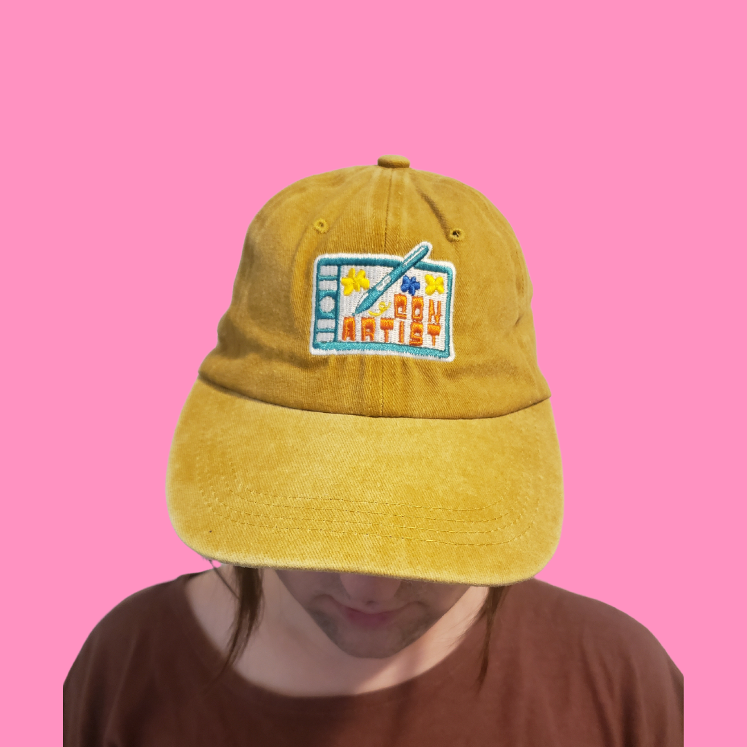 "Con Artist" Embroidered Dad Hat