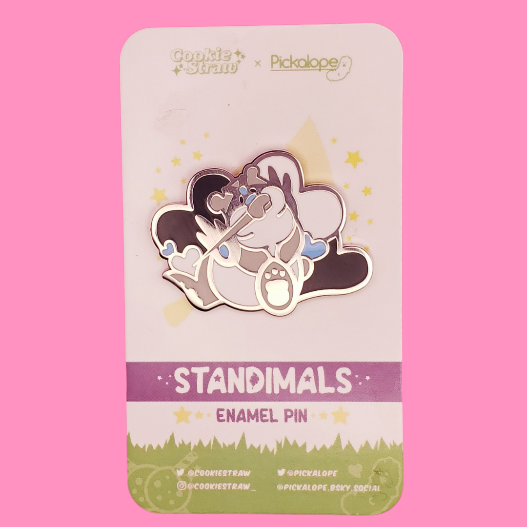 "Standimal" Enamel Pins