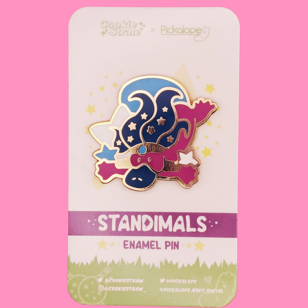 "Standimal" Enamel Pins